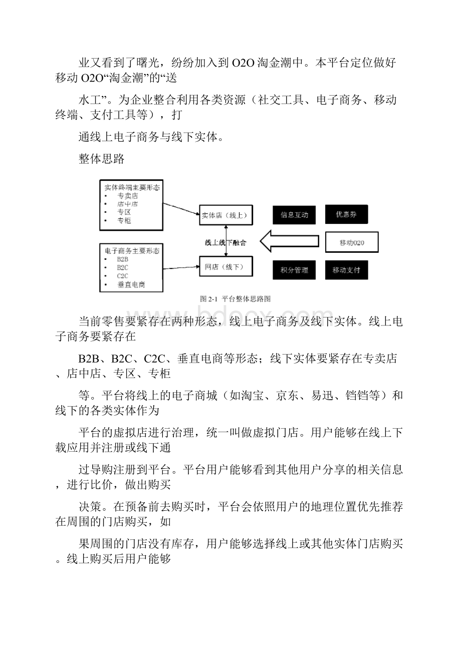 移动O2O平台商业打算书.docx_第2页