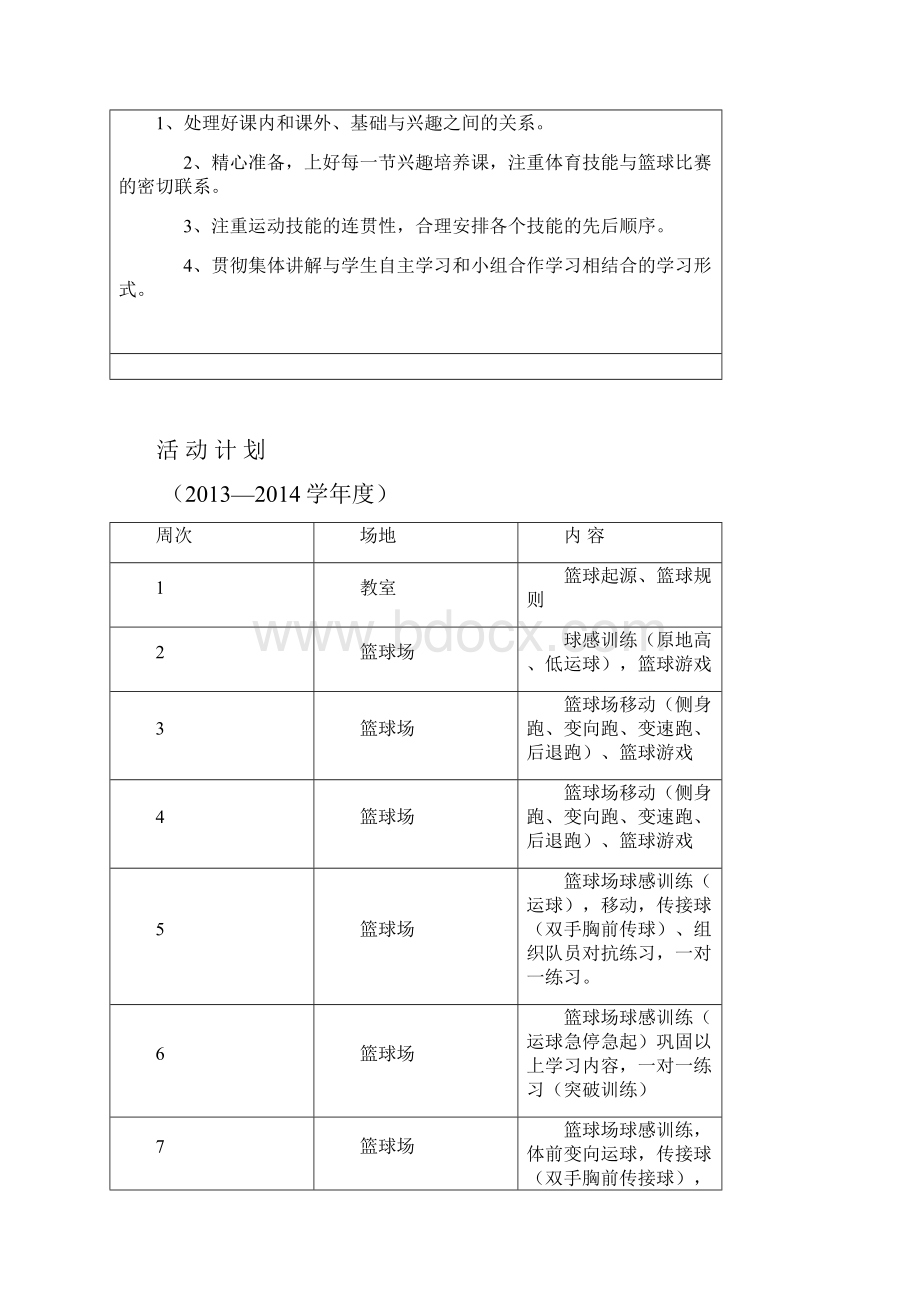 乡村少年宫篮球兴趣小组活动计划Word格式文档下载.docx_第2页