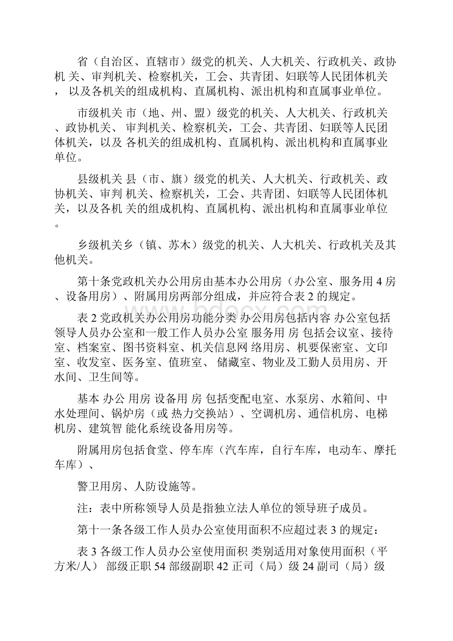 工作计划 党政机关办公用房建筑装修标准.docx_第3页