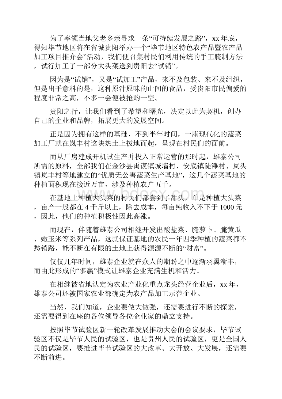 民营企业家代表发言精选多篇.docx_第2页