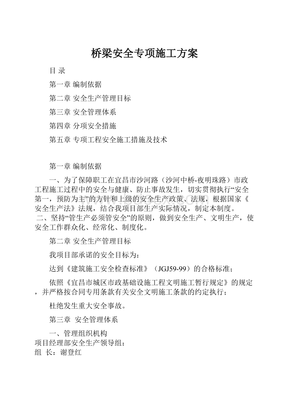 桥梁安全专项施工方案.docx