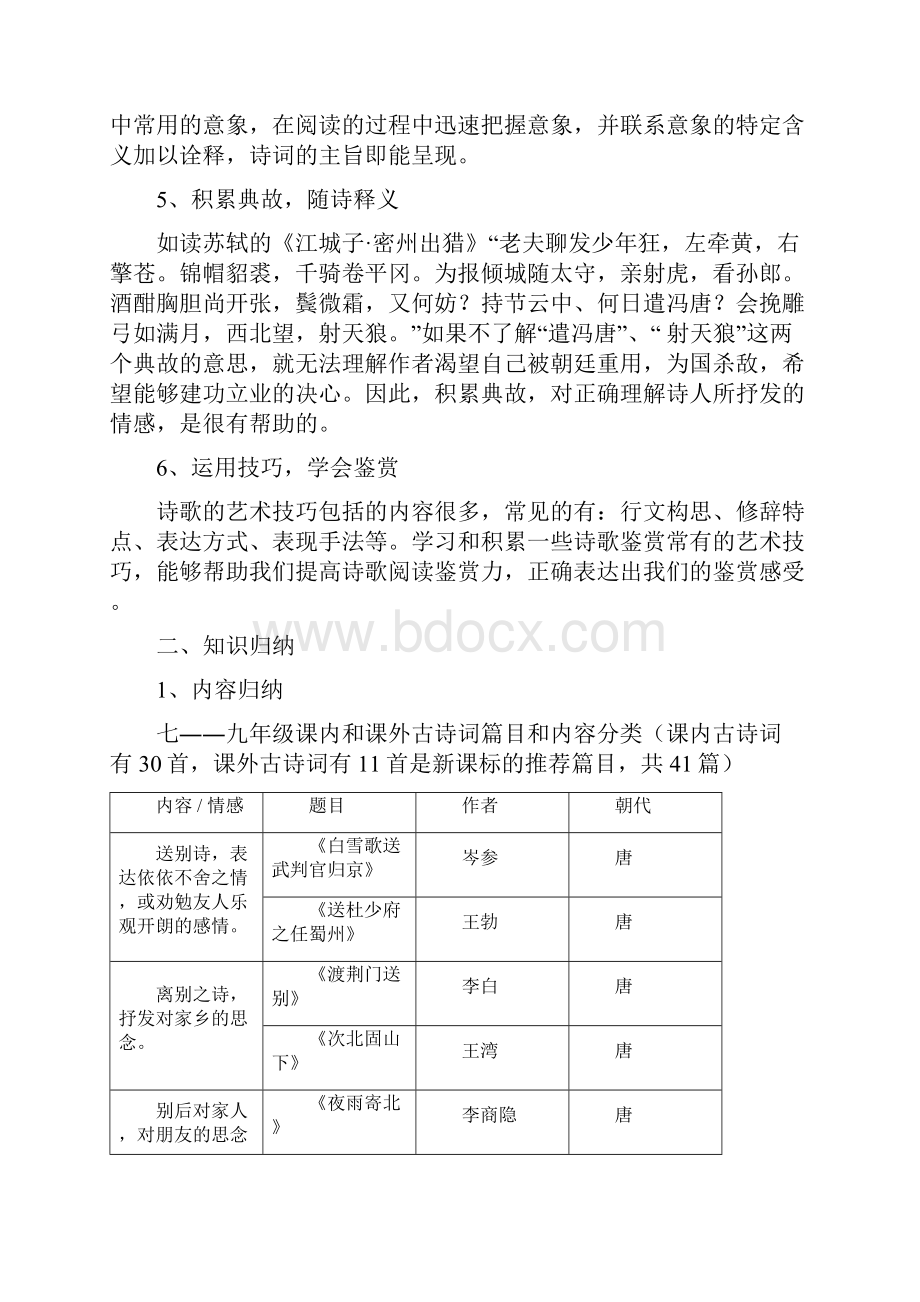 初三诗歌鉴赏复习资料Word格式.docx_第2页