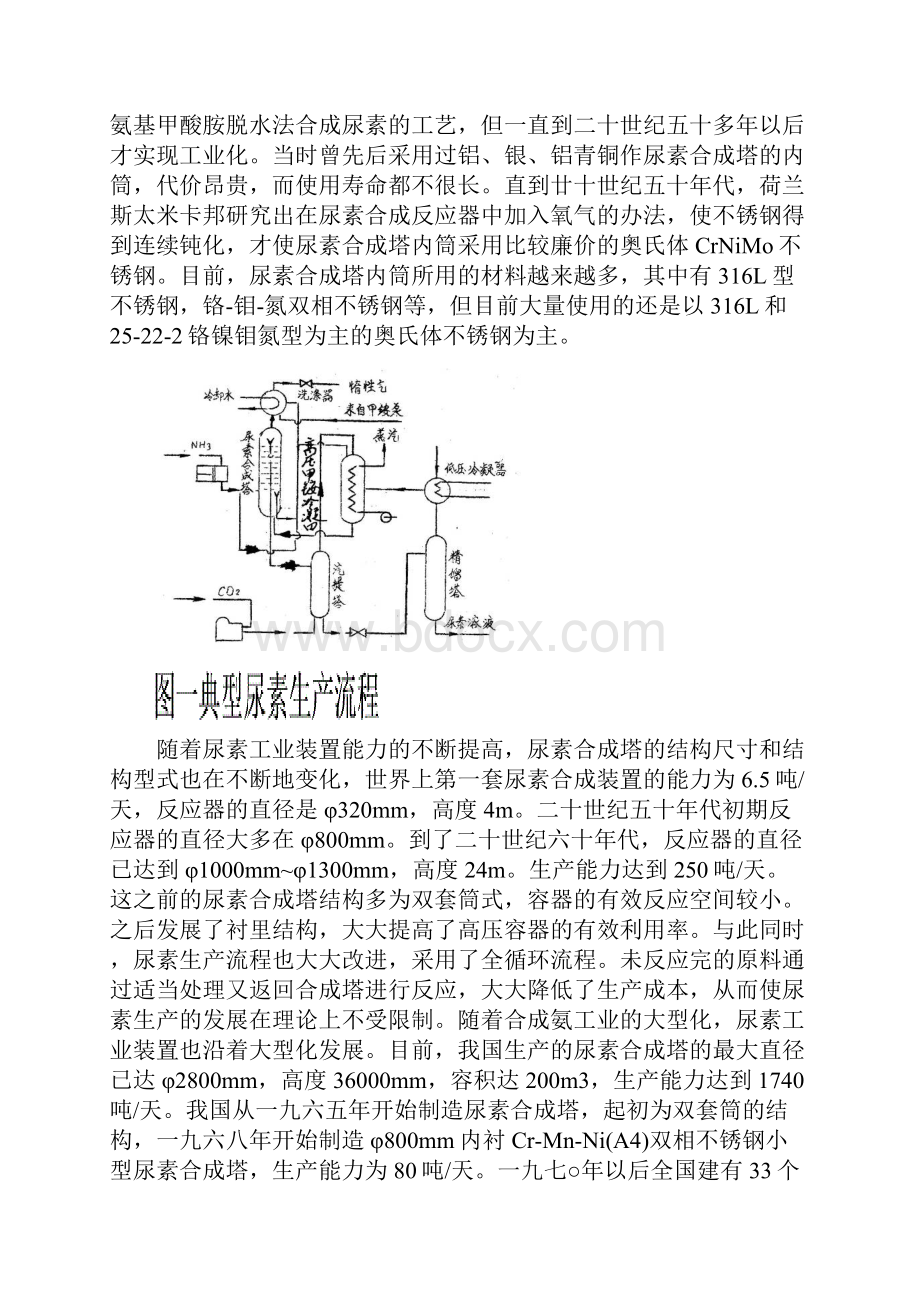 尿素合成塔概述和结构形式分析Word格式.docx_第2页