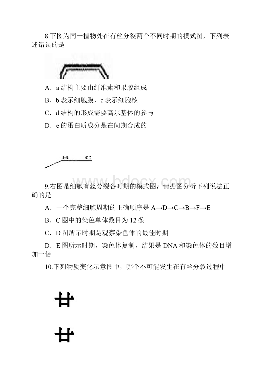 辽宁省沈阳二中1112学年高二上学期月考生物试题文档格式.docx_第3页