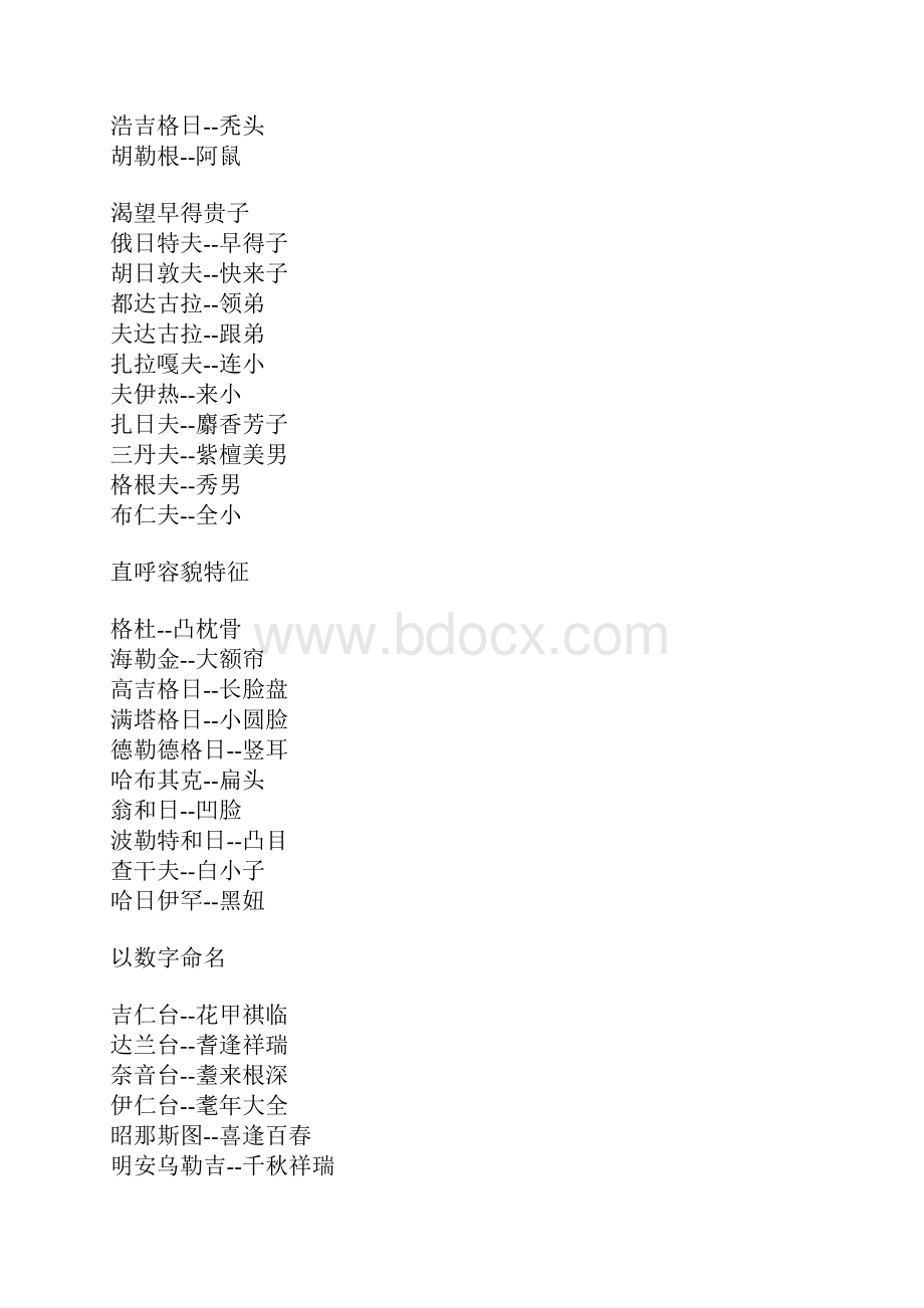 蒙古语名字大全.docx_第3页