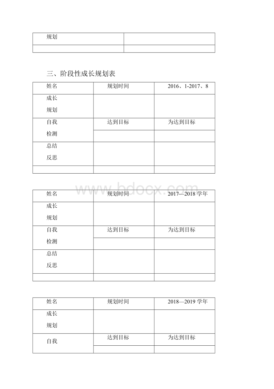 完整版新教师个人成长档案.docx_第3页