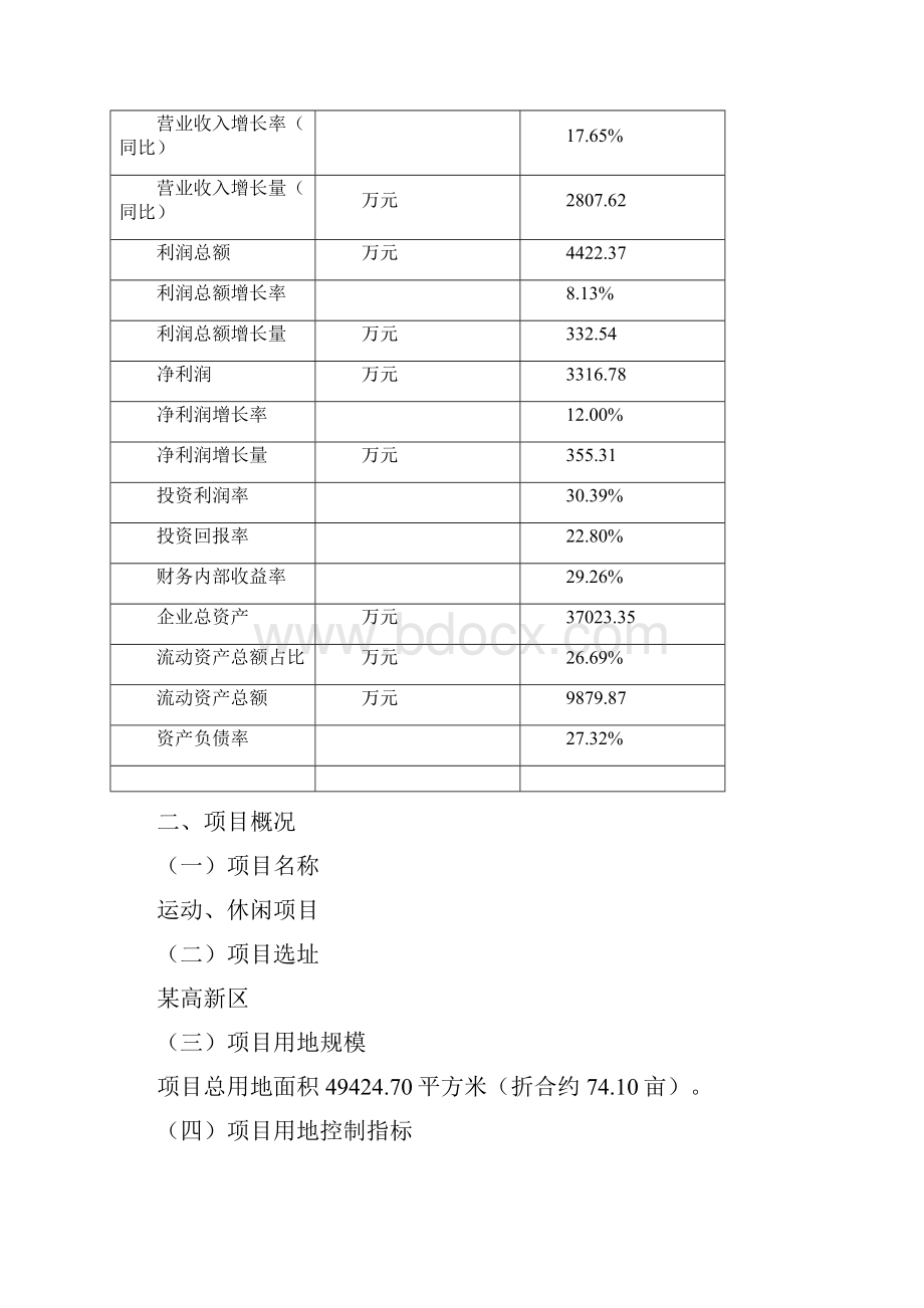 运动休闲项目可行性研究报告.docx_第3页