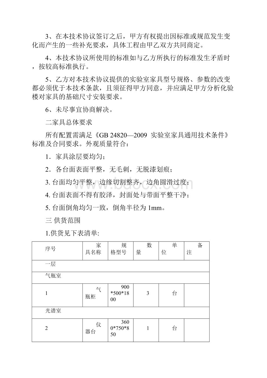 化验室家具采购同技术协议.docx_第2页