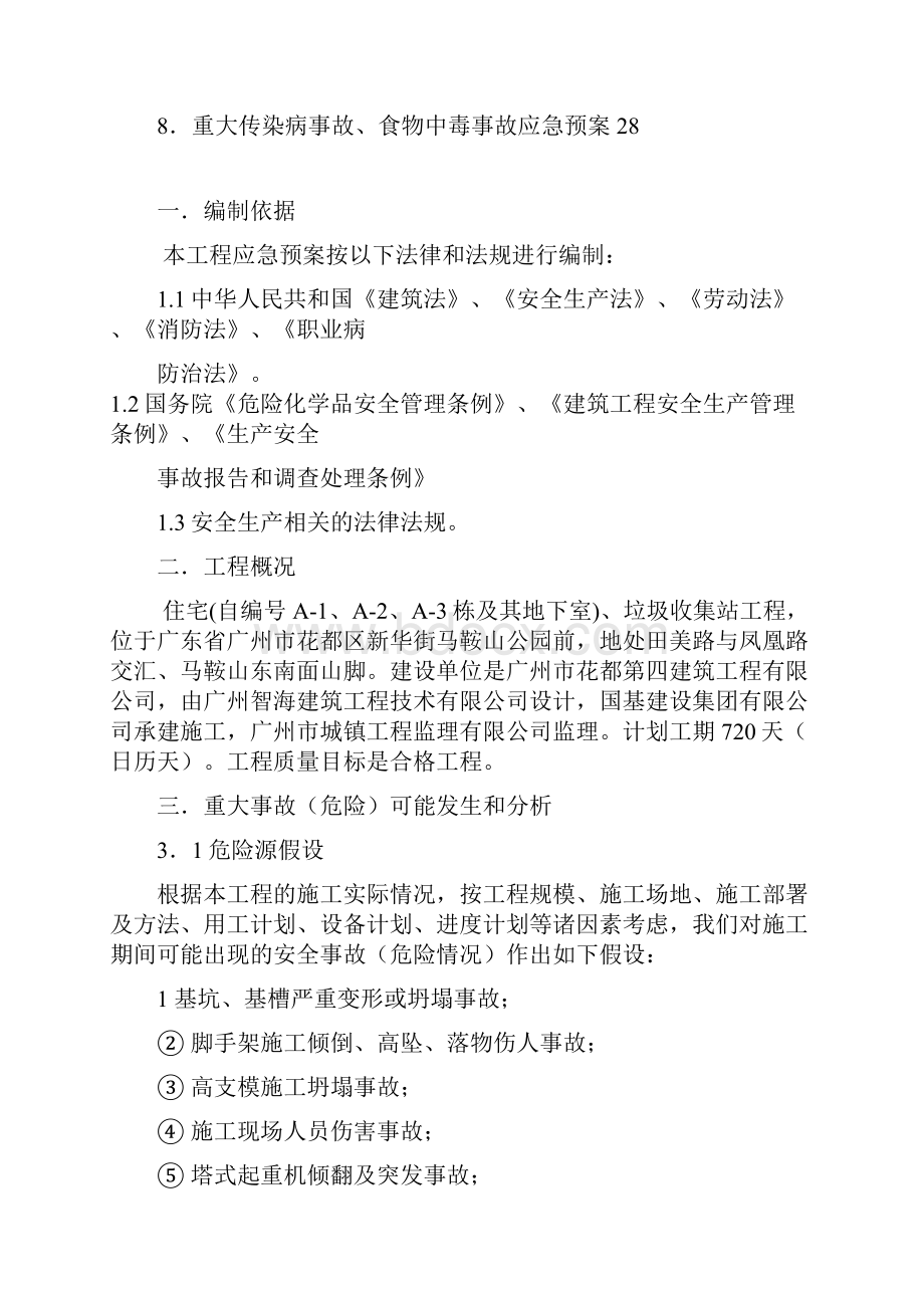 新文稿小区住宅楼及地下室垃圾收集站工程各专项应急预案.docx_第2页