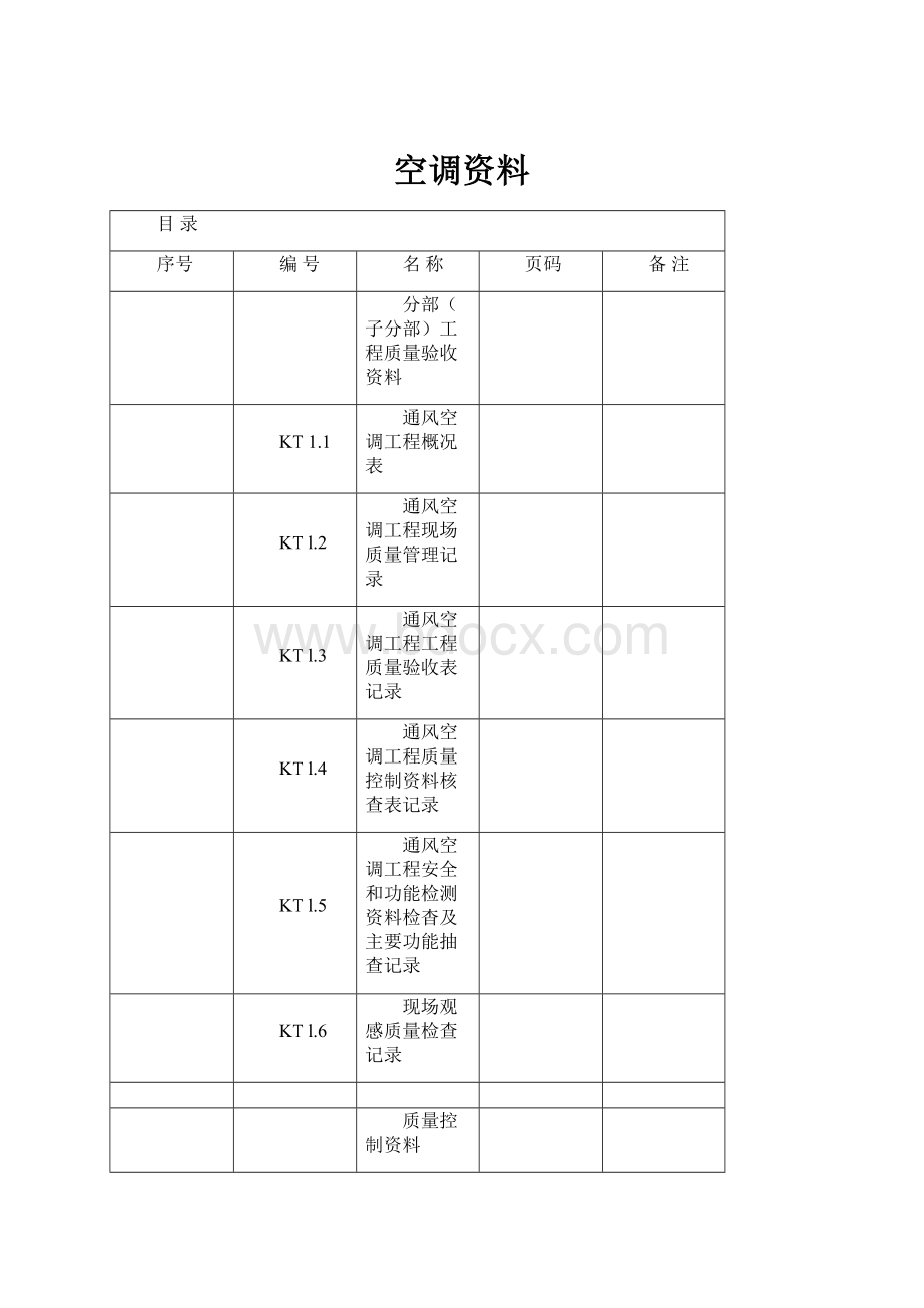 空调资料Word格式.docx