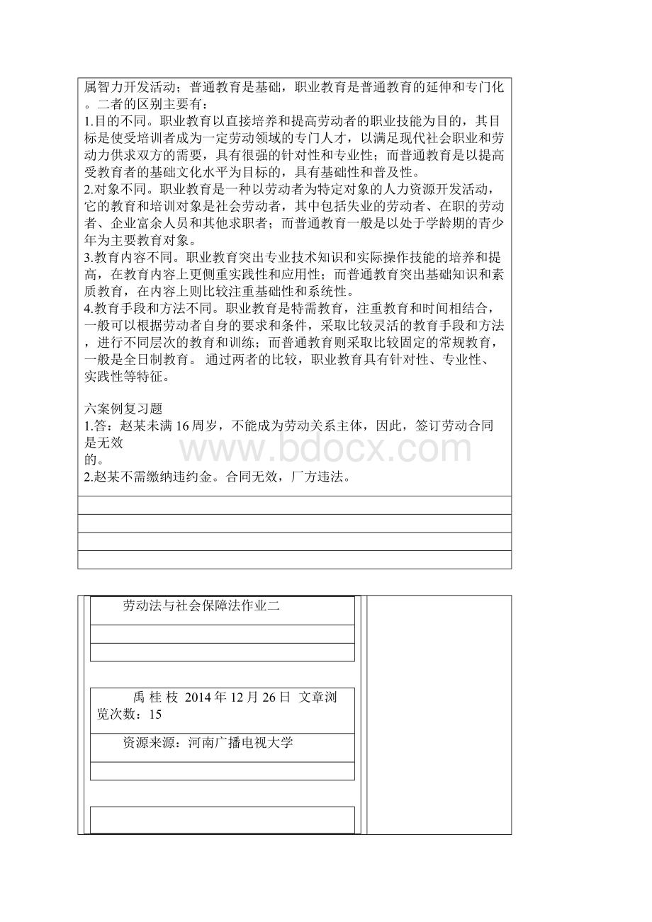 劳动法与社会保障法作业Word格式文档下载.docx_第2页