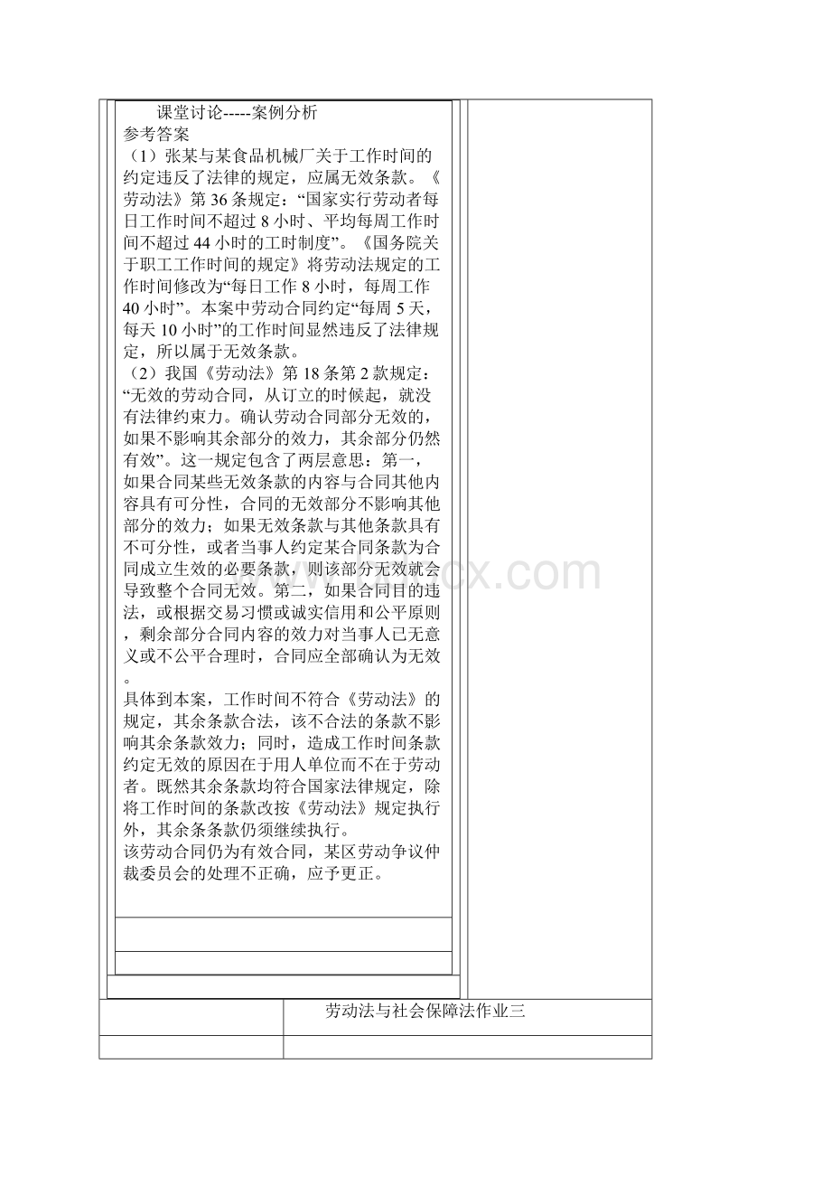 劳动法与社会保障法作业Word格式文档下载.docx_第3页