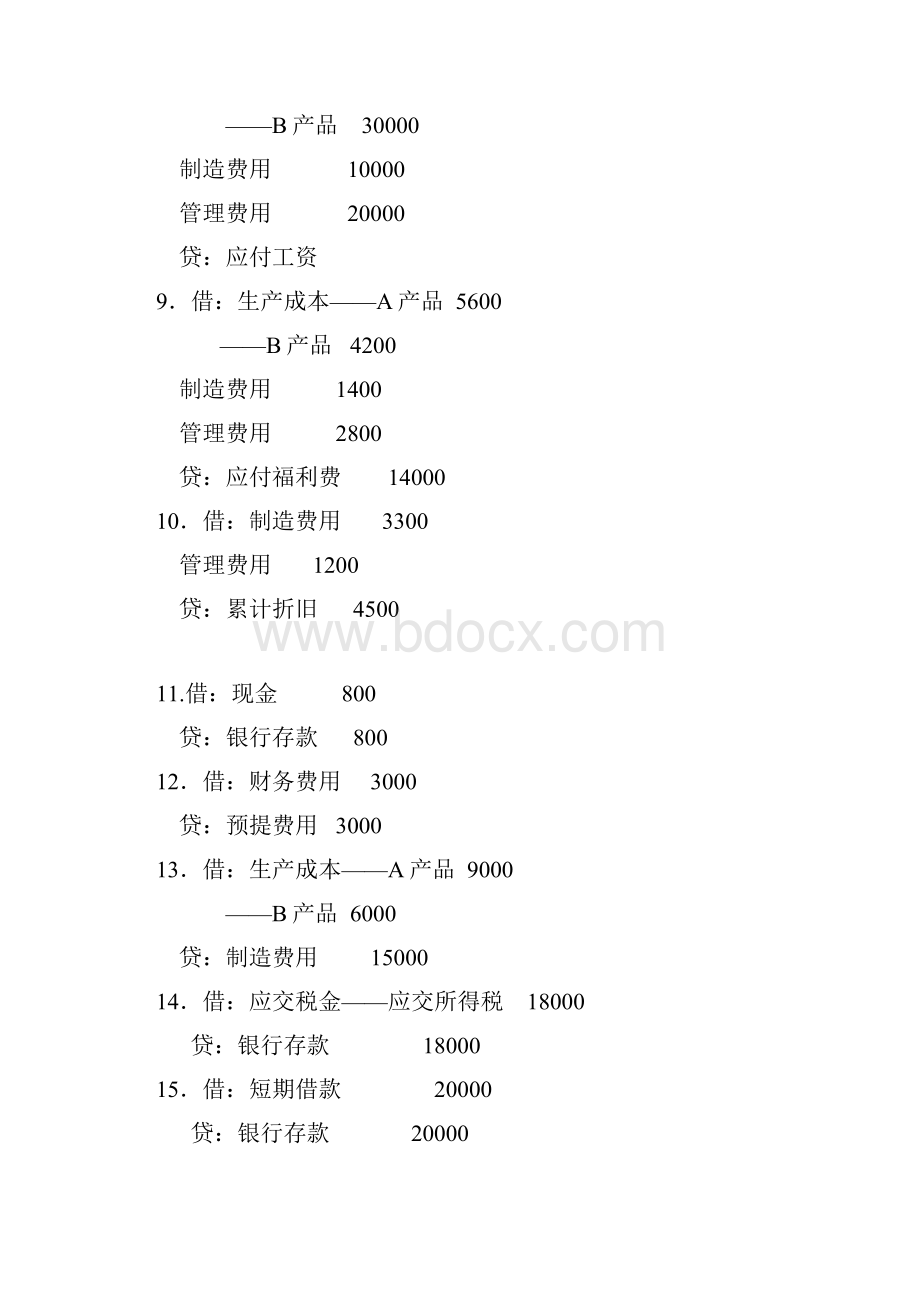 基础会计分录大全练习题及答案1.docx_第2页