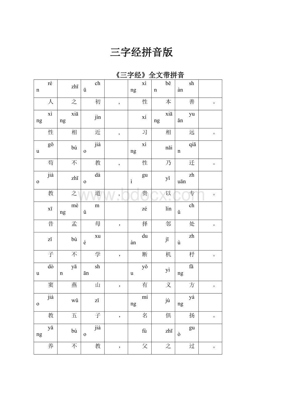 三字经拼音版.docx_第1页