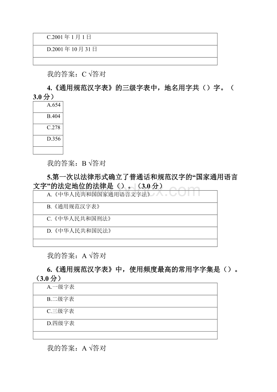 中华人民共和国国家通用语言文字法之通用规范汉字表解读100分专业技术人员考试.docx_第2页