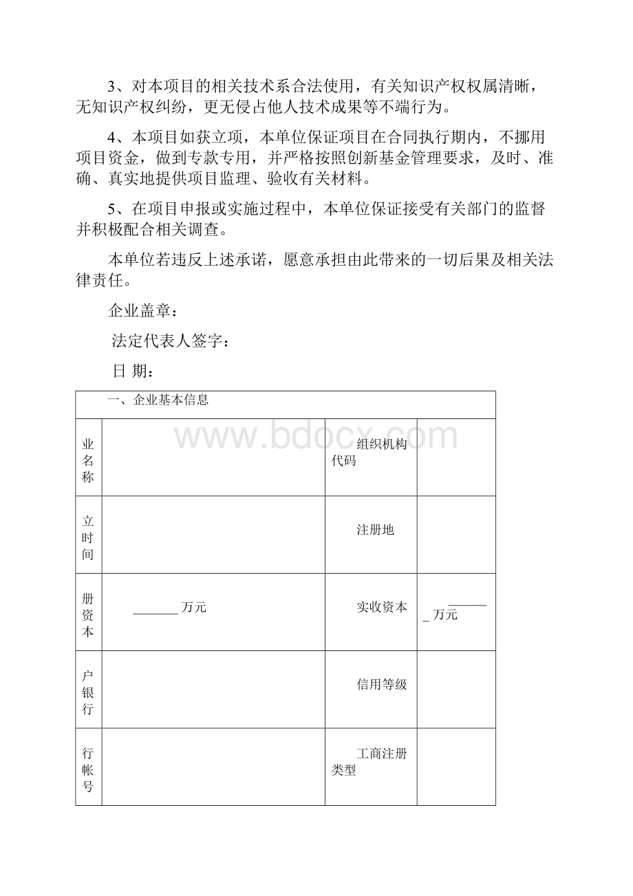 新修订创新基金项目申报书企业Word格式文档下载.docx_第2页