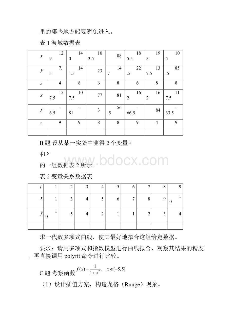 数值分析实验二.docx_第3页