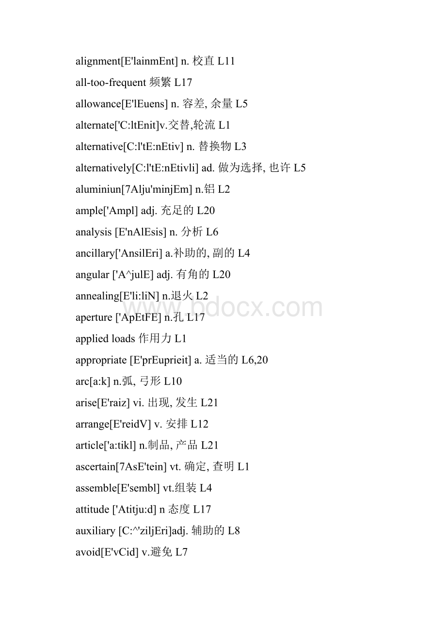 塑料模具专业英语词汇.docx_第2页