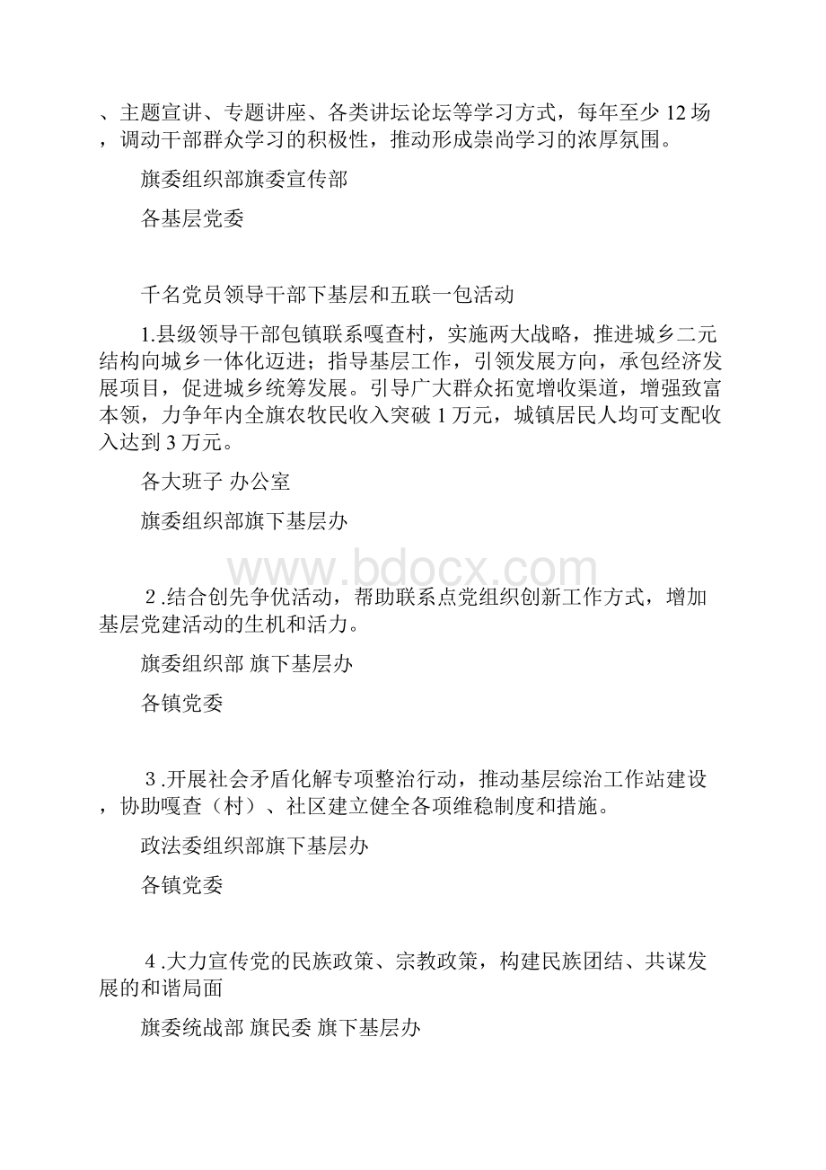 创先争优党建项目目标责任制.docx_第3页