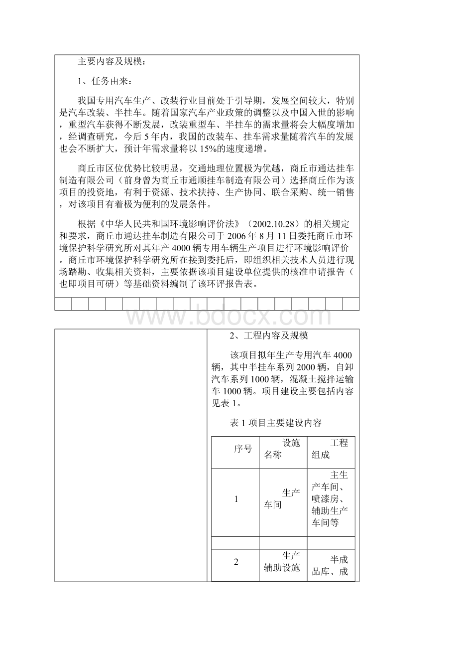 年产4000辆专用车辆生产线项目建设项目建设环境报告表文档格式.docx_第3页