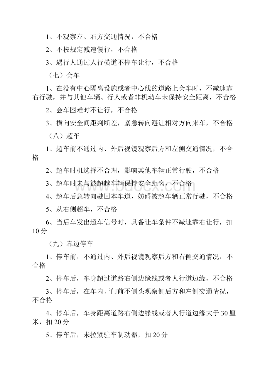 成都毛家湾路考注意事项汇总.docx_第3页