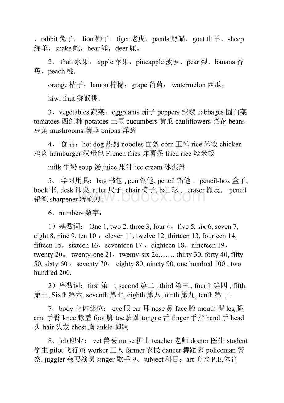 小学英语六年级毕业考试总复习资料 2Word文件下载.docx_第3页