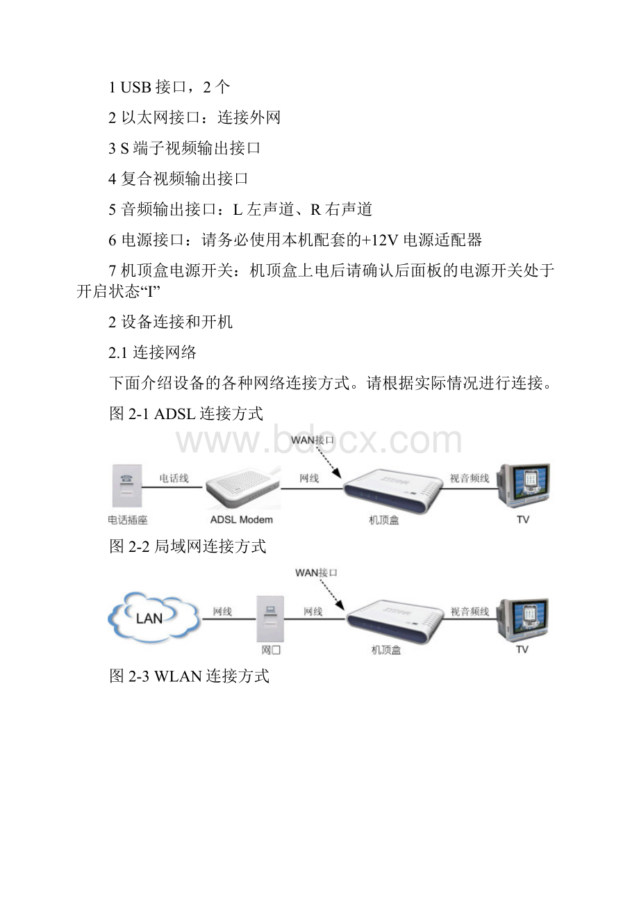 中兴网络机顶盒用户手册.docx_第2页