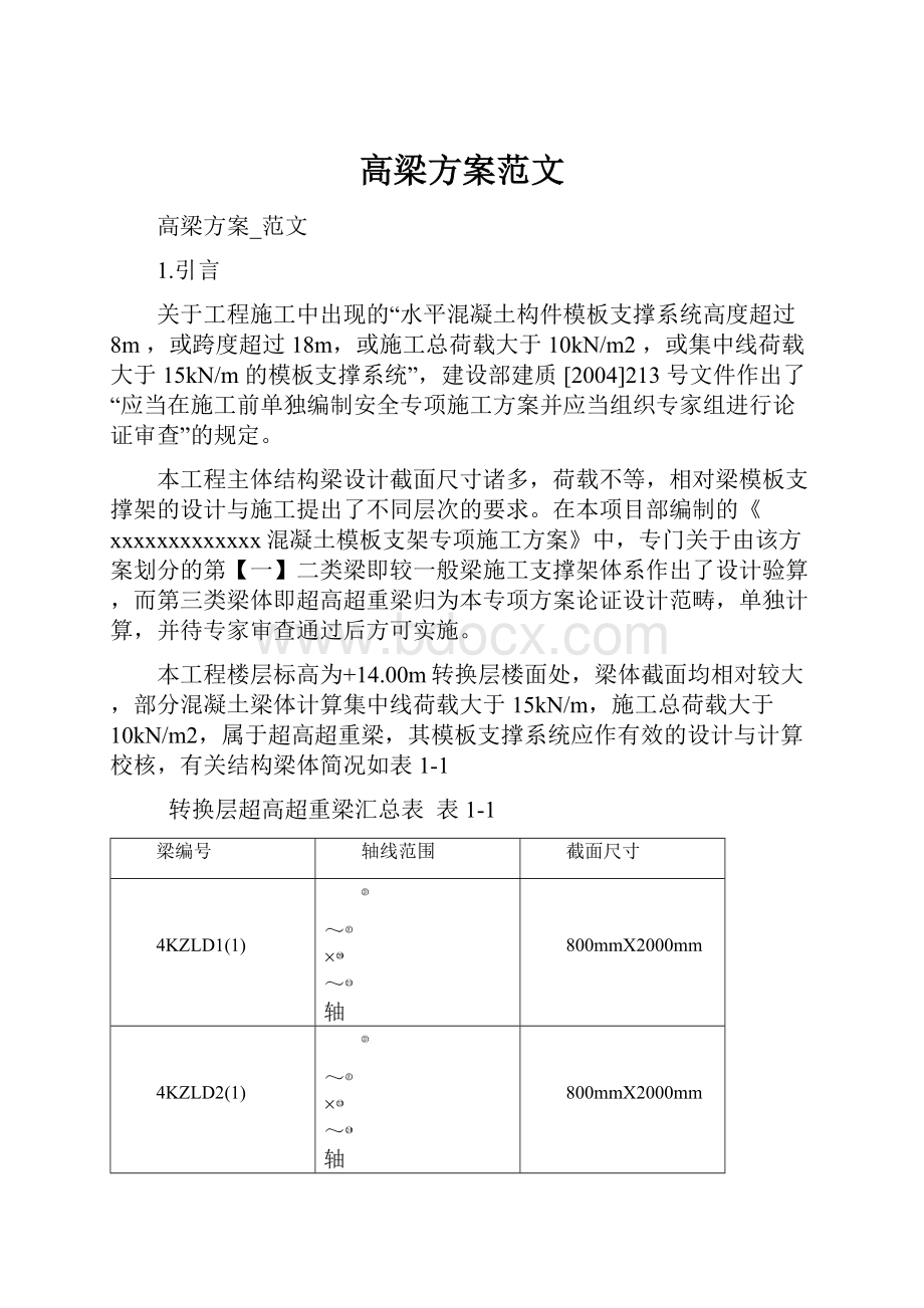 高梁方案范文.docx_第1页