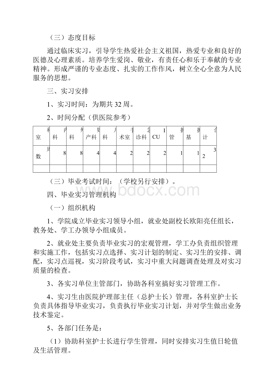 护理专业实习计划及大纲Word文件下载.docx_第2页