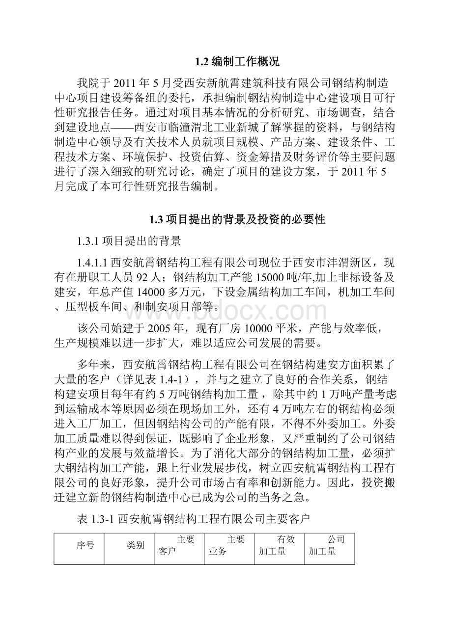 钢结构制造中心项目可研报告Word文档格式.docx_第2页