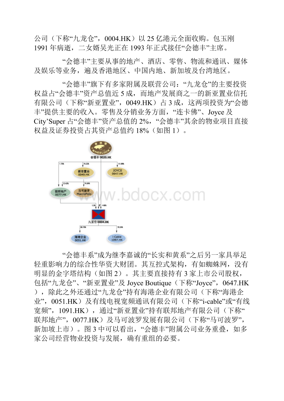 关于会德丰私有化案例剖析.docx_第2页