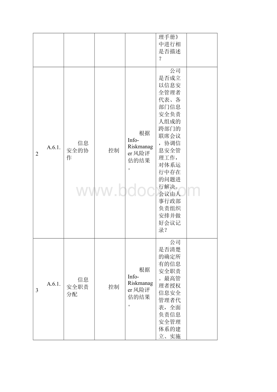 9A文信息安全内部审核检查表Word格式文档下载.docx_第3页