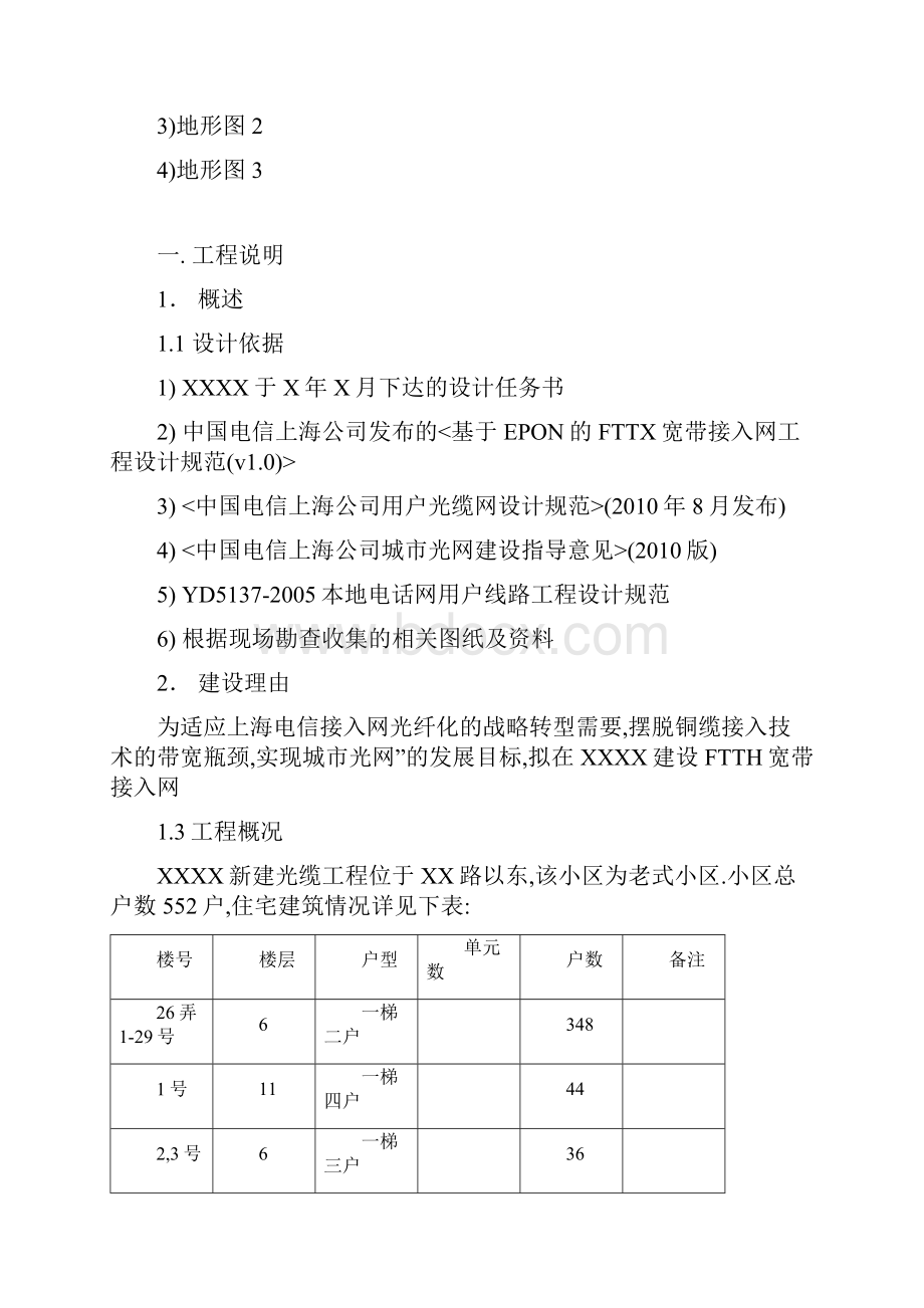 最新XX小区FTTH设计施工和预算.docx_第3页