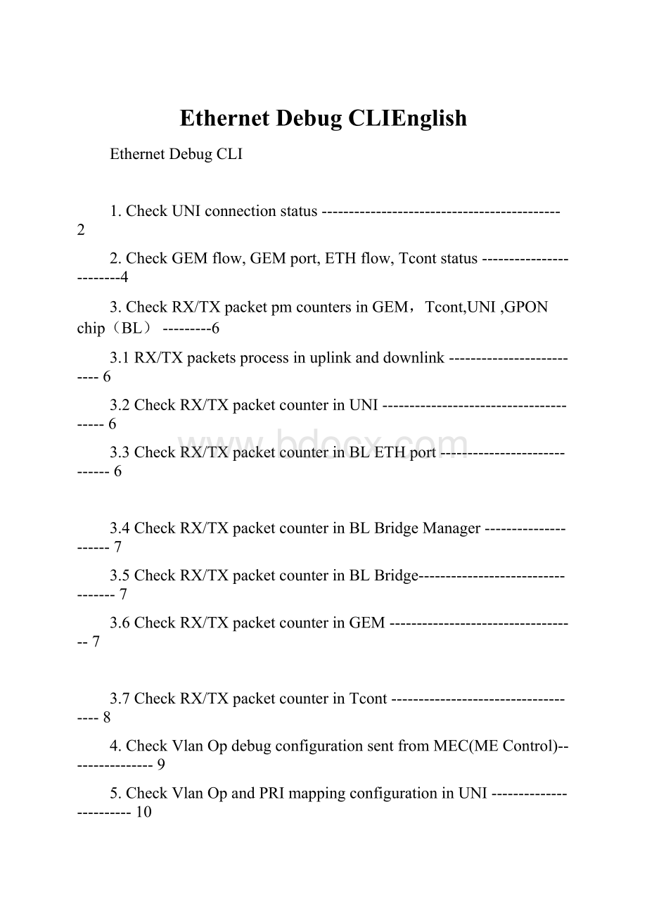 Ethernet Debug CLIEnglish文档格式.docx