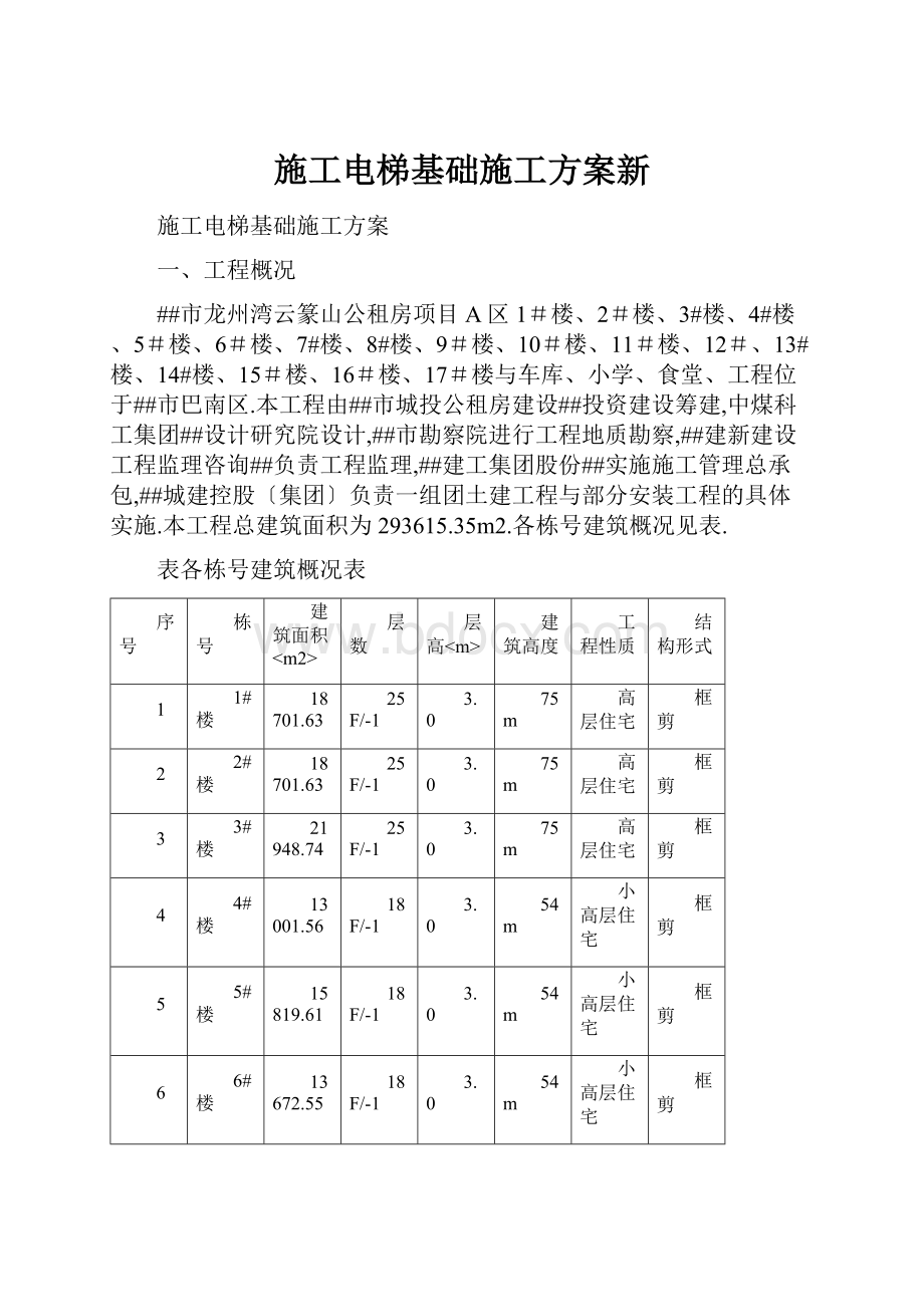 施工电梯基础施工方案新Word文件下载.docx