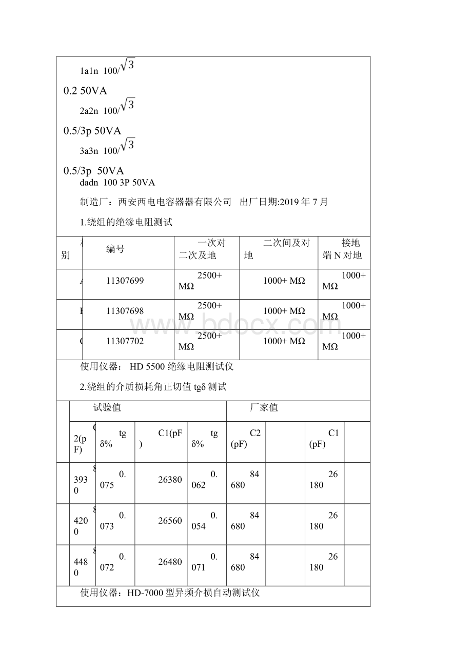 110kV电压互感器共10页.docx_第2页