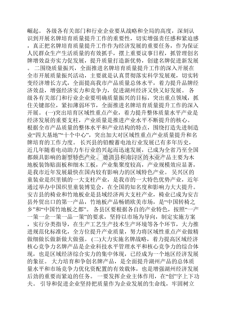 在全市名牌培育质量提升工作会议上的讲话.docx_第3页