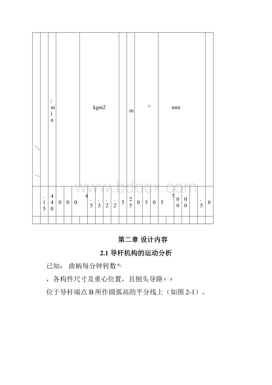 机械原理课程设计说明书.docx_第3页