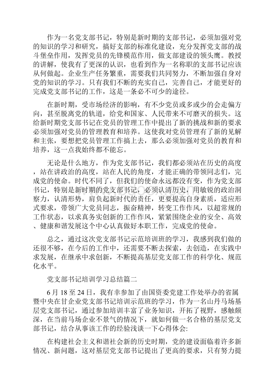 党支部书记培训学习总结.docx_第2页