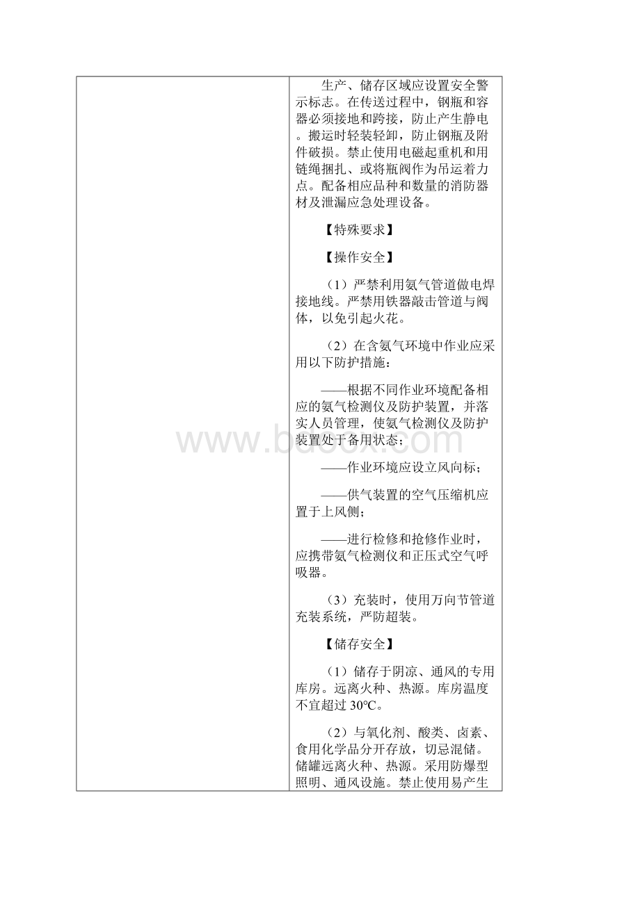 主要危险化学品安全措施和事故应急处置原则.docx_第3页