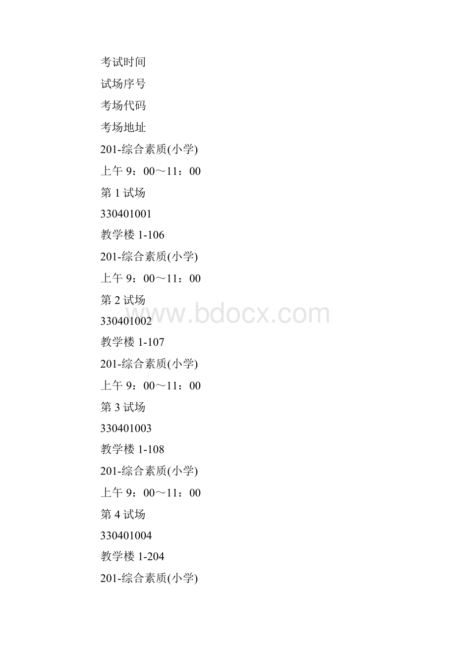 浙江嘉兴下半年教师资格考试考点分布图Word文件下载.docx_第3页