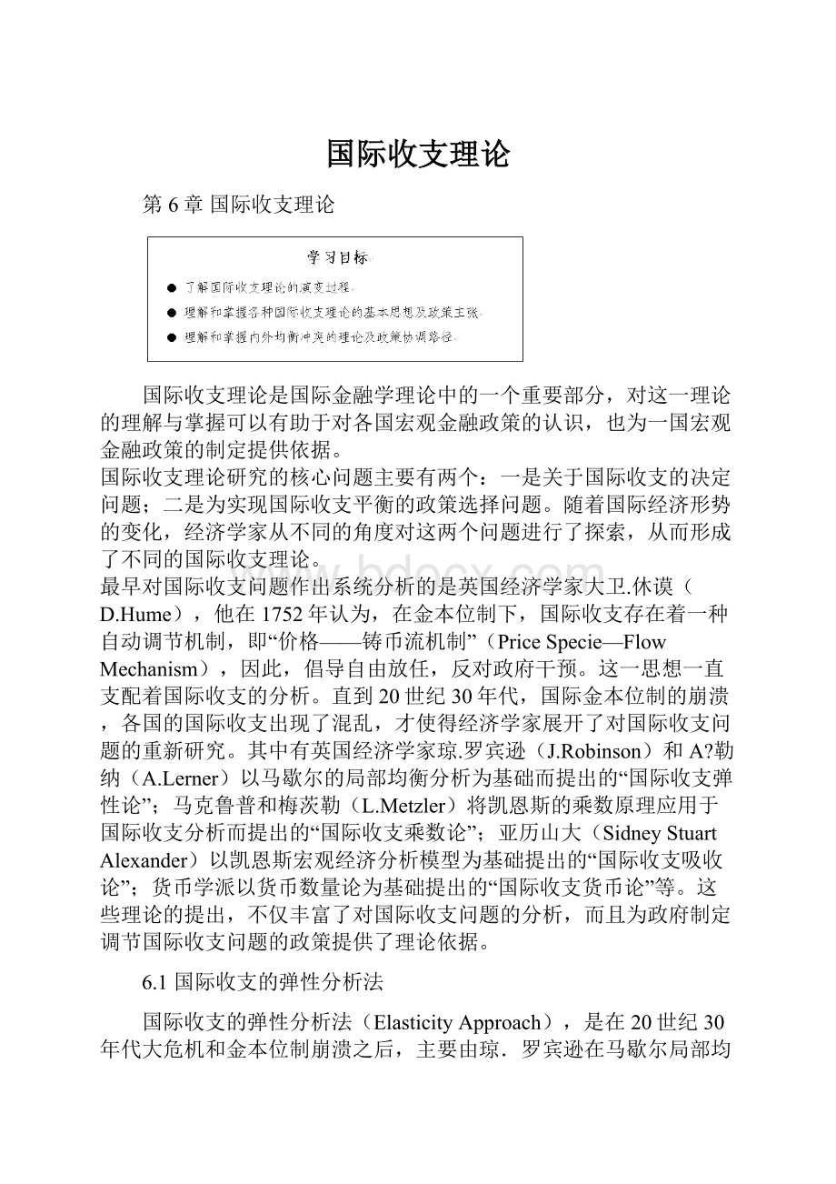 国际收支理论.docx