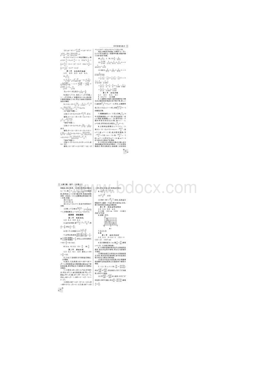 陕西省中小学练习册八年级数学下北师大版答案.docx_第3页