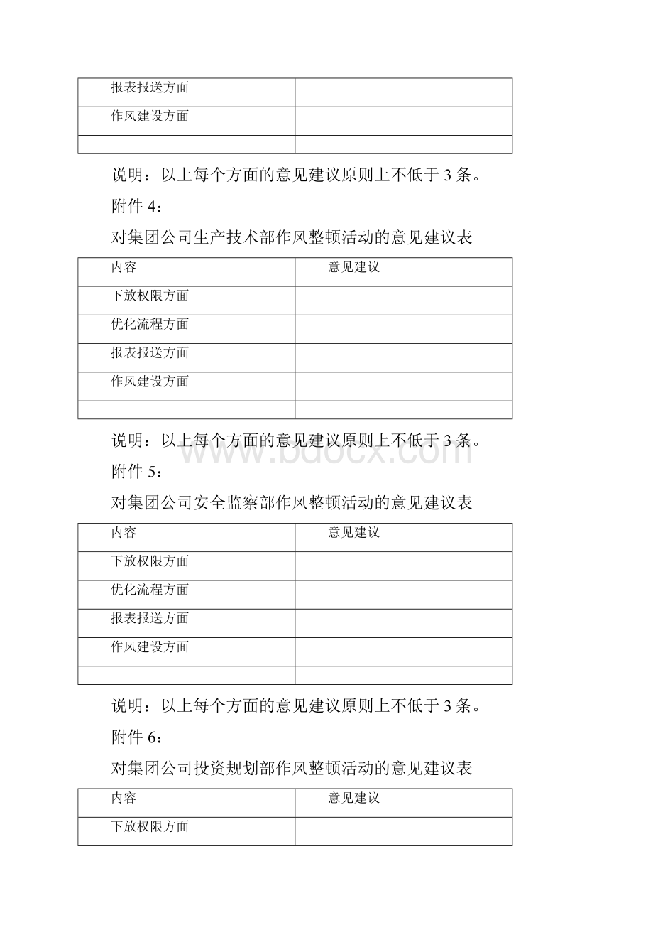 作风整顿活动的意见建议表.docx_第2页