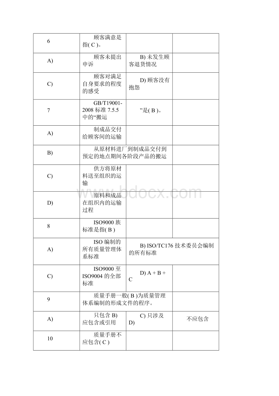 QMS审核员考试题单选题基础知识.docx_第2页