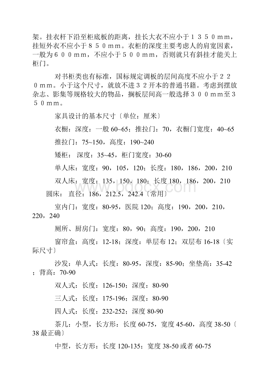 家具国家标准尺寸大全.docx_第2页