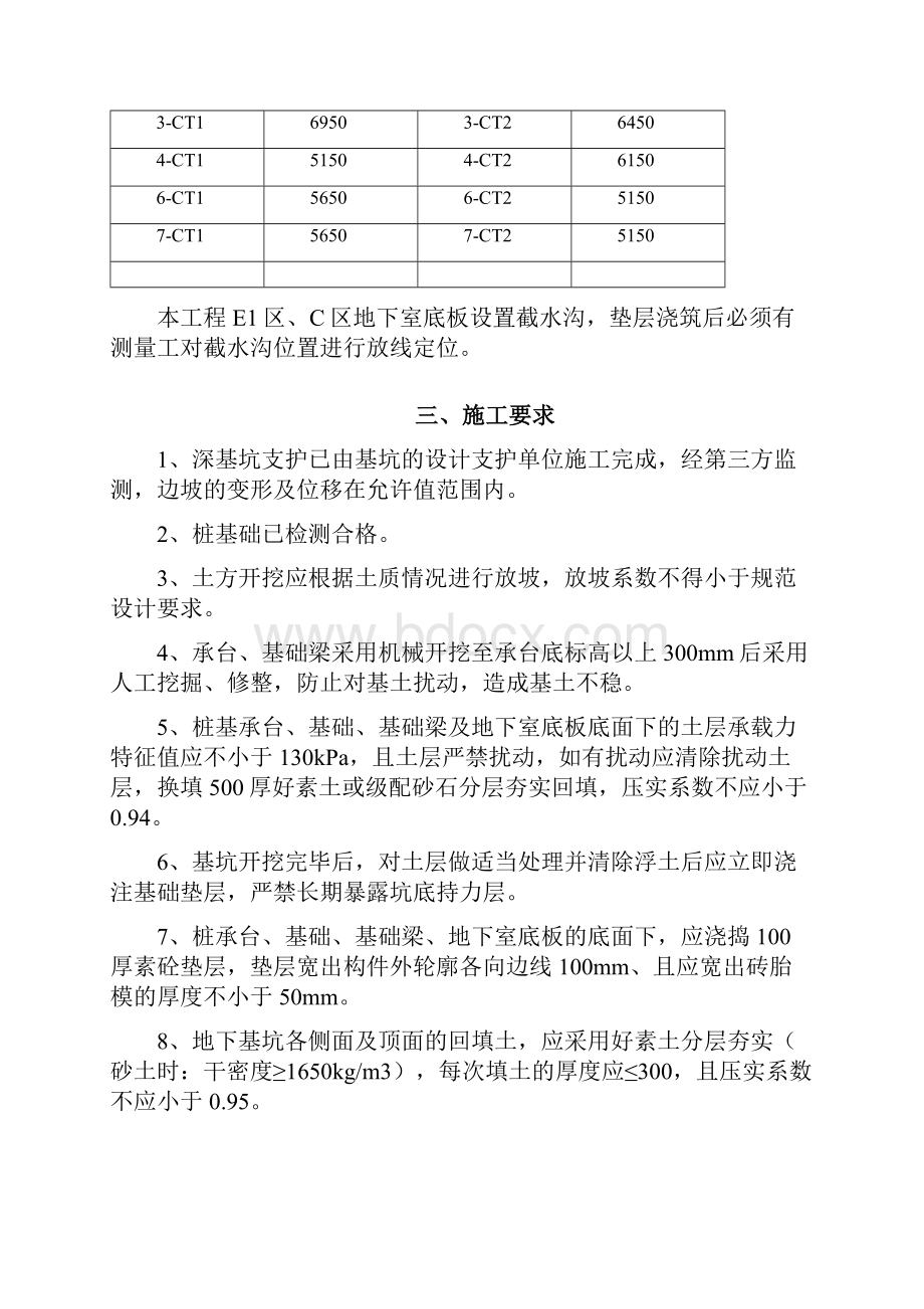 土方二次开挖和砖胎膜施工方案.docx_第3页