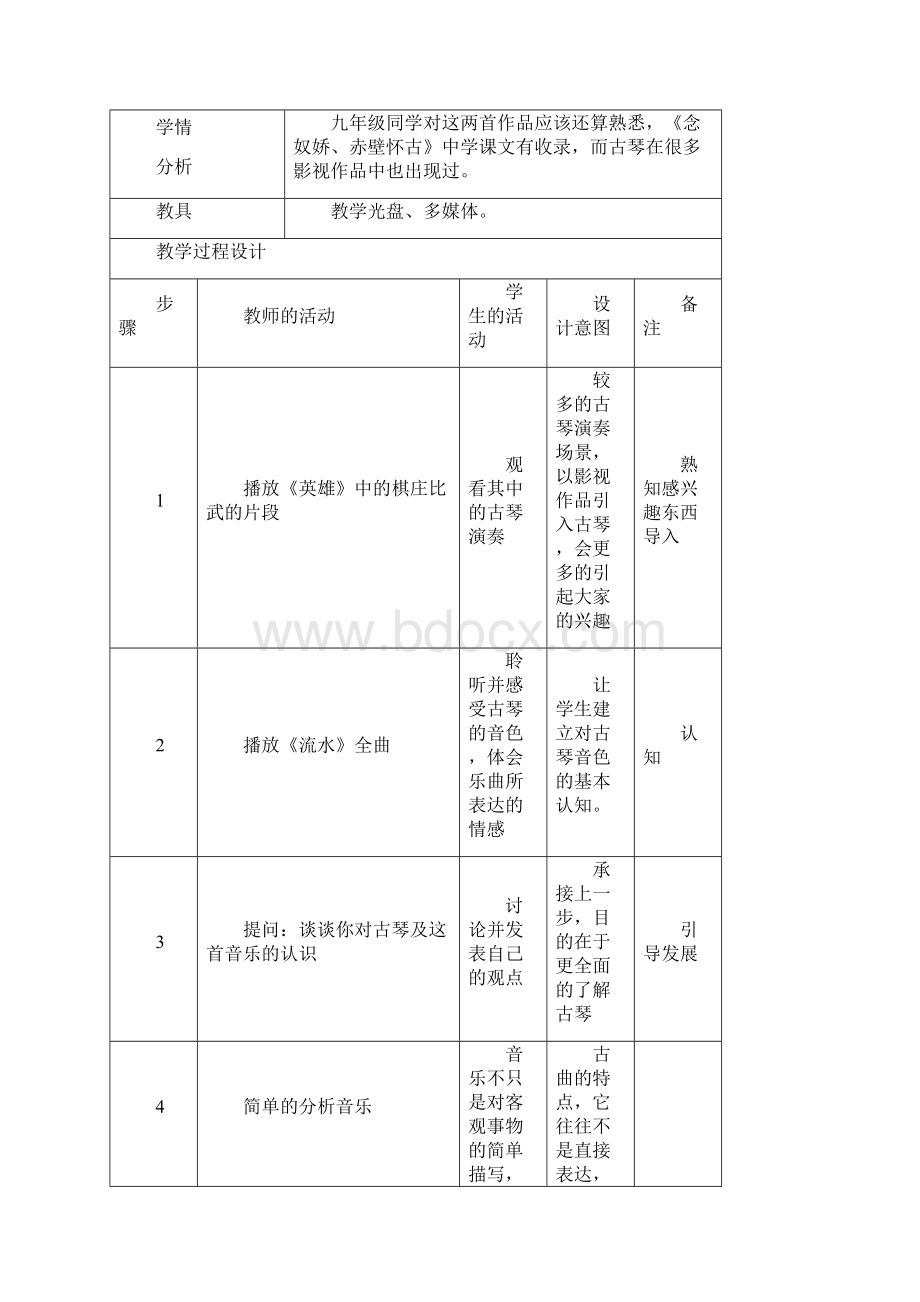 九年级下册音乐精品教案.docx_第3页