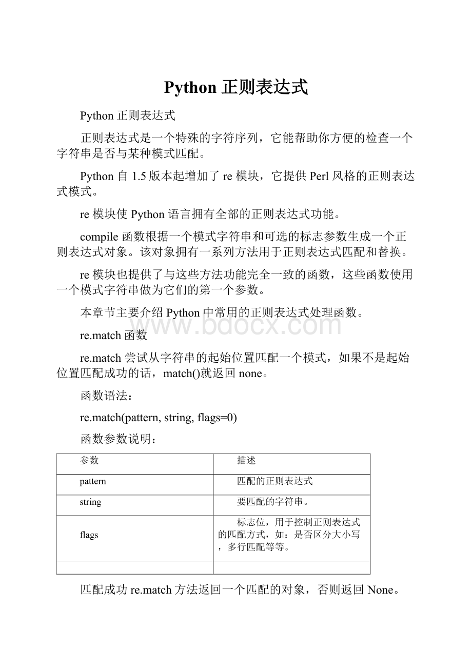 Python正则表达式.docx