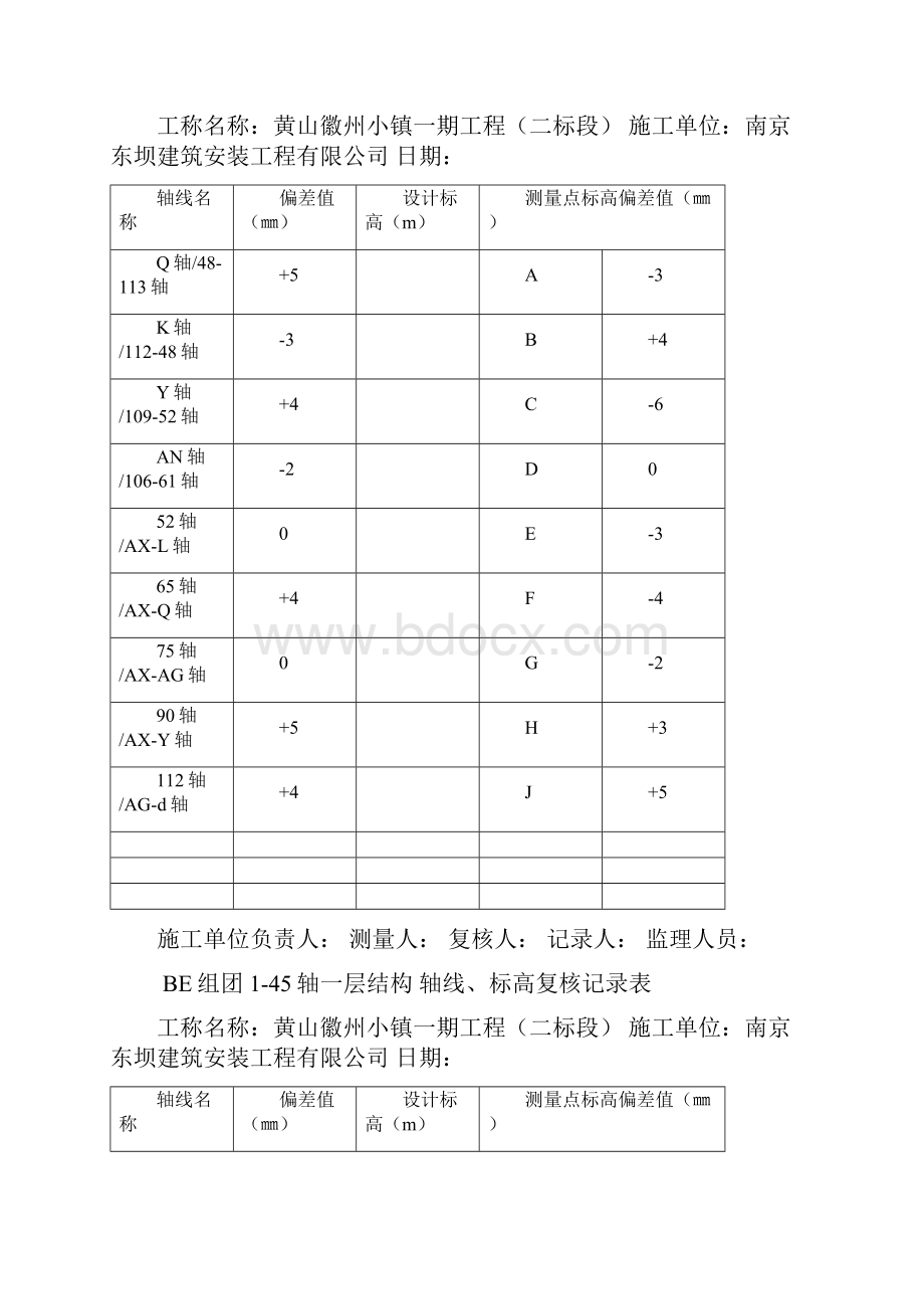 轴线标高复核记录.docx_第2页